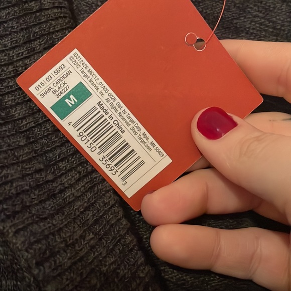 Black shawl cardigan - Picture 3 of 3